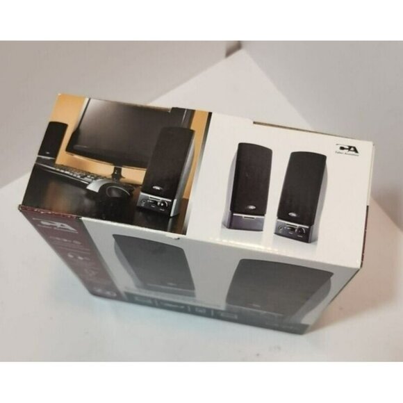 Cyber Acoustics CA 24S  Powered Speakers NIB - Picture 2 of 11